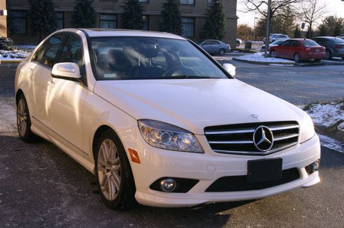 2009 mercedes benz c-300 sports pkg 4matic mint salvage title 3l v6