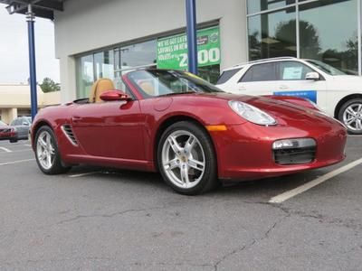 08 porsche boxster convertible power top/leather seats/bose sound/18" s wheels