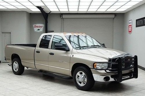 2003 dodge ram 3500 diesel 2wd 6-speed srw long bed slt quad cab 1 texas owner