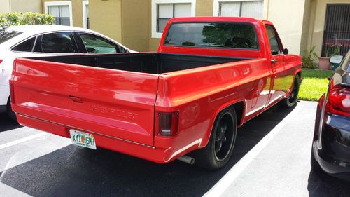1987 chevy c10 long bed pick up truck. Mint condition. Fresly painted., image 7