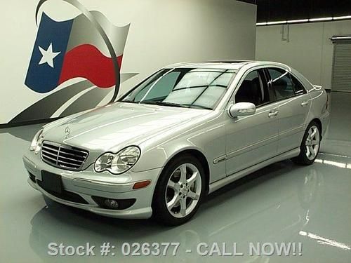 2007 mercedes-benz c230 sport sunroof htd seats 64k mi texas direct auto