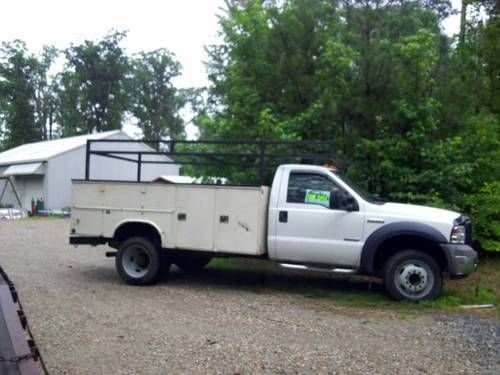 2006 ford f550 12 foot utility bed diesel