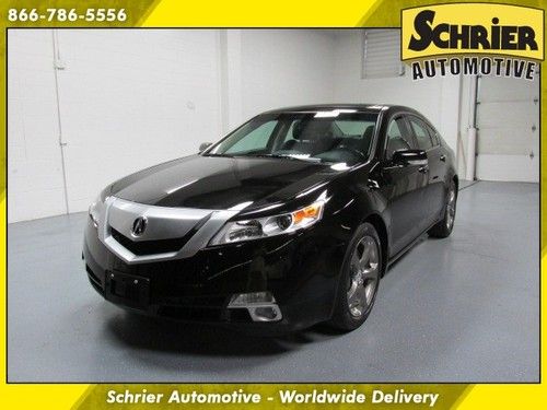 2010 acura tl tech sh-awd black navigation back up cam 1 owner warranty