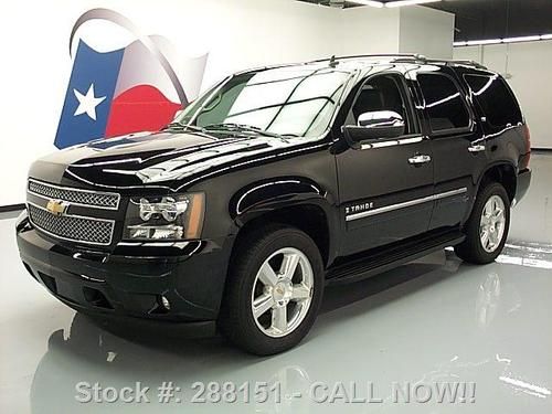 2009 chevy tahoe ltz sunroof nav dvd rear cam 20's 35k texas direct auto