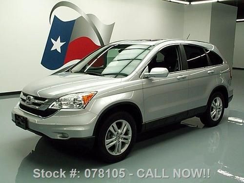 2011 honda cr-v ex-l awd sunroof nav htd leather 16k mi texas direct auto