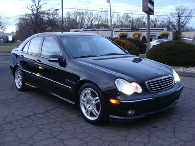 2003 mercedes c32 amg black on gray 97k mercedes serviced!!