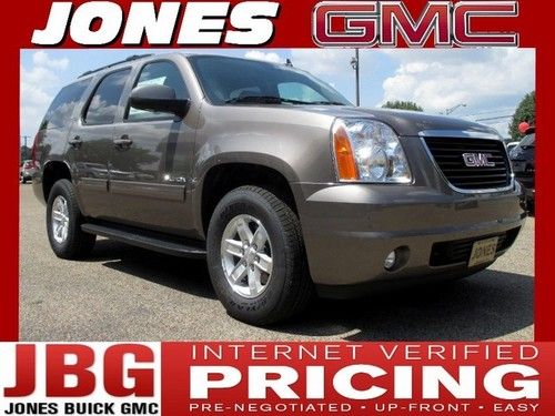 New 2013 gmc yukon 2wd slt msrp $50375 mocha steel metallic