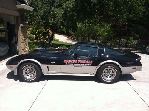 1978 corvette l82 pace car #'s match original survivor under 33k miles no reserv
