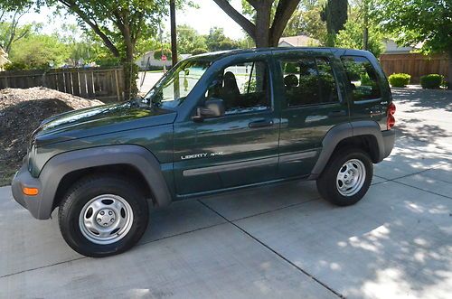 2002 jeep liberty sport, 4wd, only 77,170 miles. estate sell, please read!