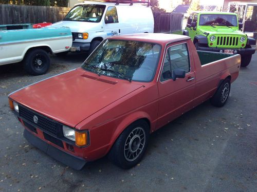 1981 vw rabbit pickup 5 speed manual volkswagen originally diesel ca car