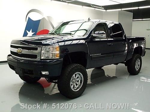 2007 chevy silverado ltz crew 4x4 lifted leather 52k mi texas direct auto