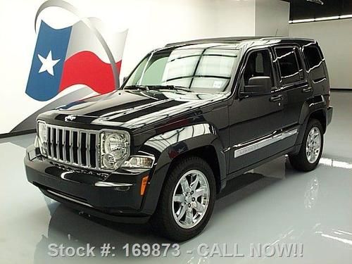 2010 jeep liberty ltd 4x4 pano roof htd leather nav 27k texas direct auto