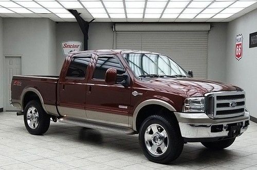 2006 ford f250 diesel 4x4 king ranch quad captain's chairs 40k miles!