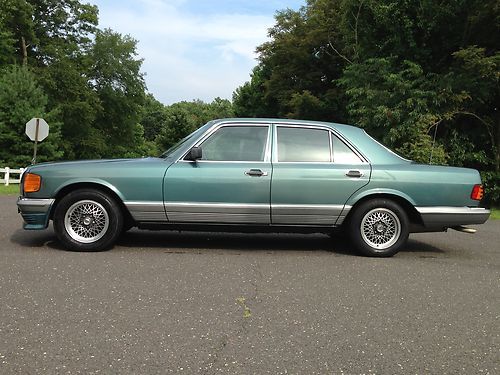 1984 mercedes benz 380se euro good shape rare color w126