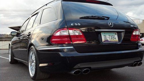 2005 mercedes e55 amg wagon 469hp black on black  arizona car 1 of 346 ever made
