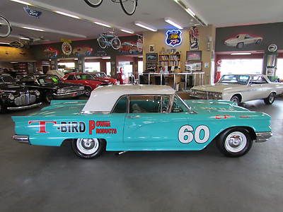 1960 ford thunderbird nascar holman-moody clone, sunroof model, vinyl graphics