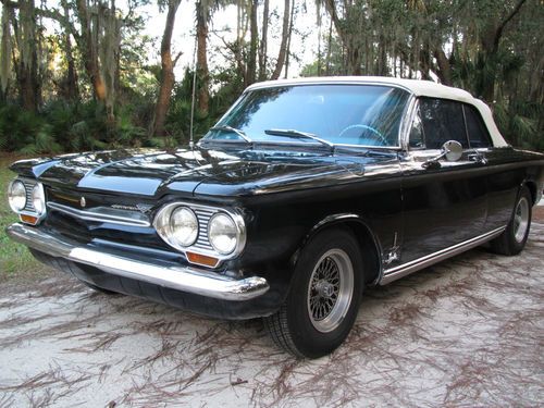 1963 chevrolet corvair monza spyder convertible, turbocharged with 4-speed trans