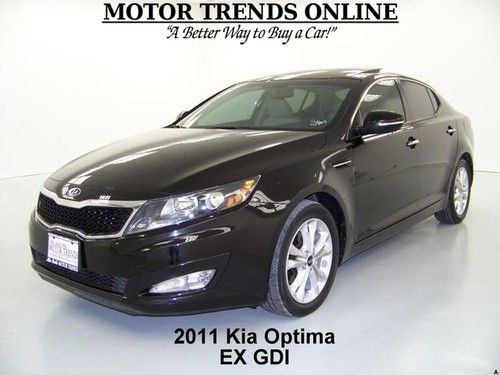 Ex gdi pano roof leather htd ac seats steering wheel 2011 kia optima 40k