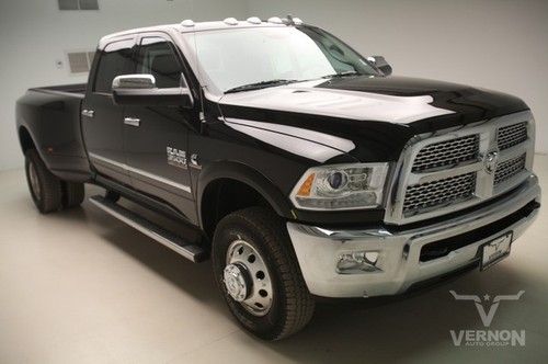 2013 drw laramie crew 4x4 navigation leather heated cummins diesel uconnect