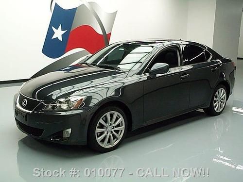 2007 lexus is 250 awd/4x4 auto sunroof nav rear cam 56k texas direct auto