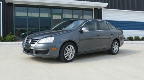 2009 volkswagen jetta tdi sedan slate gray black leather auto