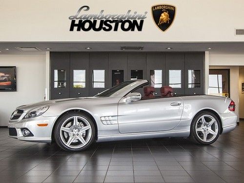 2009 mercedes benz sl550 silver arrow amg wheels pano roof only 1853 miles!