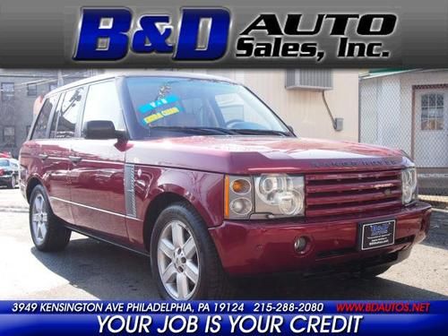 2004 land rover range rover hse sport utility 4-door 4.4l