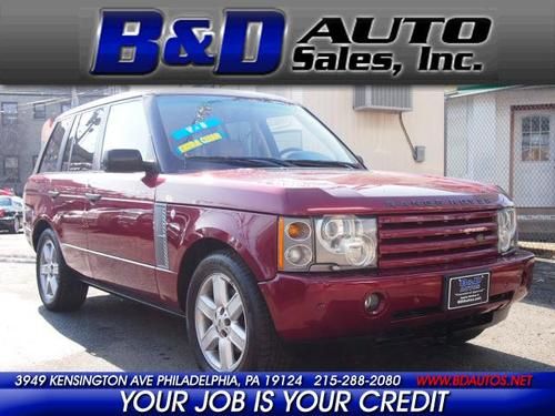 2004 land rover range rover hse sport utility 4-door 4.4l