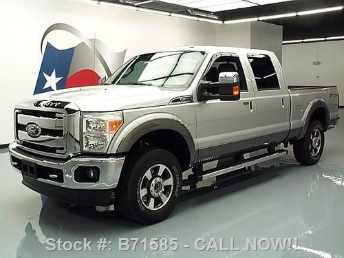 2011 ford f250 lariat crew fx4 4x4 6.2l v8 leather 47k texas direct auto