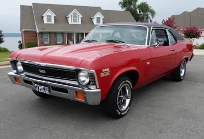 1972 nova 350 4-speed ss clone arizona car ac excellent driver