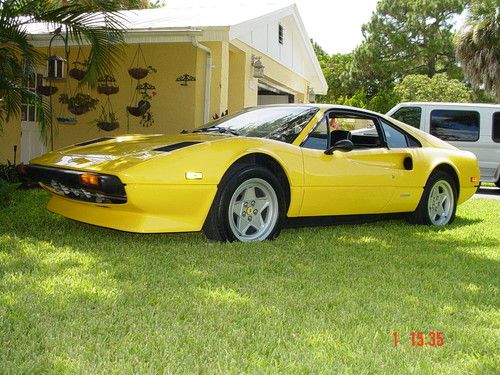 1977 - ferrari 308 gtb - 1977     amarelha - 308 gtb - most wanted -