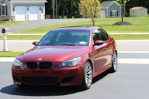 2006 bmw m5 base sedan indy red rare color, low miles