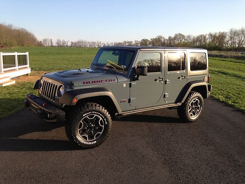 2013 jeep wranlger unlimited 10a anvil red leather auto 4 door 3.6l