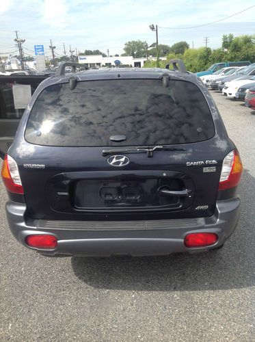 2004 HYUNDAI SANTA FE GLS 4 DOOR 4X4 SUV SPORTS UTILITY VEHICLE NO RESERVE, image 10
