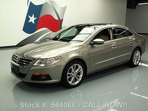 2010 volkswagen cc luxury turbo sunroof htd leather 25k texas direct auto