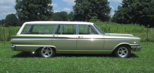 1963 FORD FAIRLANE 500 RANCH WAGON 289 HP 3 SPEED WITH OVERDRIVE CRUISER HOT ROD, image 2