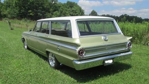 1963 FORD FAIRLANE 500 RANCH WAGON 289 HP 3 SPEED WITH OVERDRIVE CRUISER HOT ROD, image 14