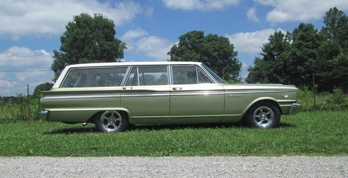 1963 FORD FAIRLANE 500 RANCH WAGON 289 HP 3 SPEED WITH OVERDRIVE CRUISER HOT ROD, image 21
