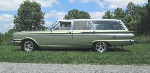 1963 FORD FAIRLANE 500 RANCH WAGON 289 HP 3 SPEED WITH OVERDRIVE CRUISER HOT ROD, image 22