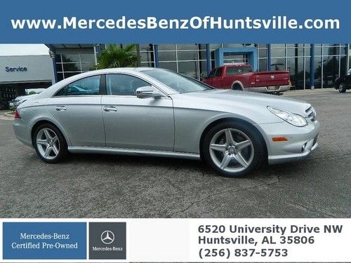 Cls550 cls silver black leather navigation one owner