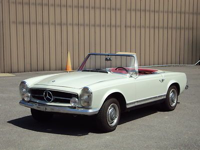 1966 mercedes 230sl pagoda euro / rare / great restoration candidate / 4-speed!