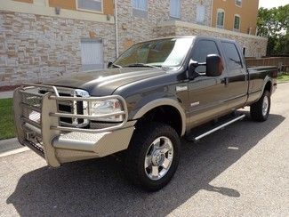 2007 f350 srw 4x4 fx4 crew cab lariat powerstroke turbo diesel auto leather