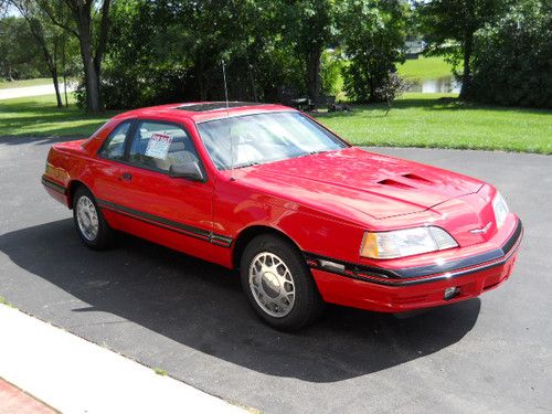 1987 thunderbird lx sport 5.0l - completely restored - only 45k original miles