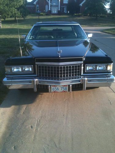 1976 cadillac fleetwood brougham d'elegance sedan 4-door 8.2l