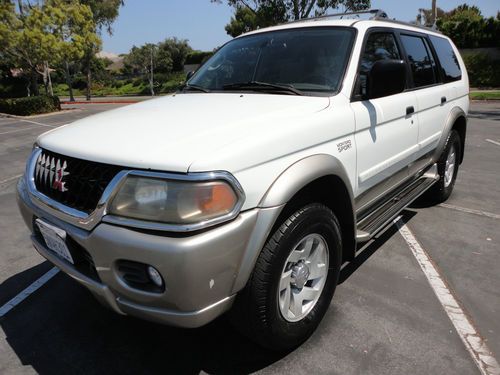 2000 mitsubishi montero xls sport at 4x4 3.0 eng california car !!!no reserve!!!