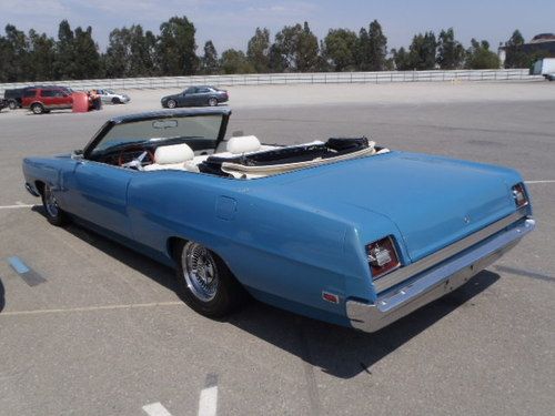 1969 ford galaxie 500 6.4l blue with hydraulic suspension completely redone!