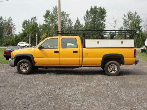 2003 03 gmc sierra c 2500 127k work utility maintenance hauler truck roof rack