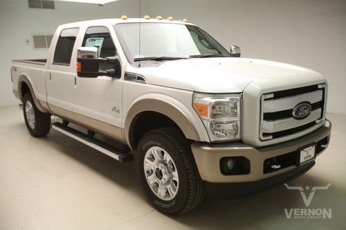 2014 king ranch crew 4x4 fx4 navigation sunroof leather heated v8 diesel