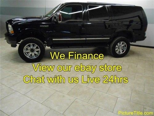 03 excursion limited 4x4 leather 7.3 powerstroke diesel finance texas