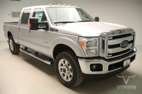 2013 lariat crew 4x4 fx4 navigation sunroof heated leather 20s aluminum diesel